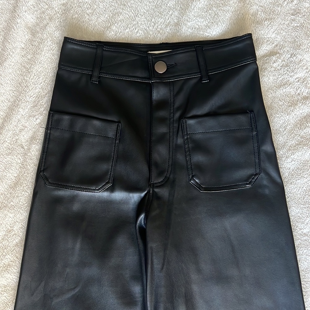 Zara leather pants